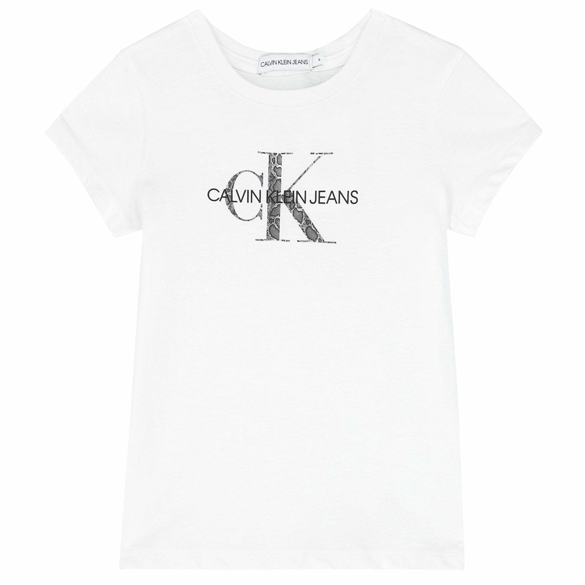 Calvin klein jeans white t shirt outlet
