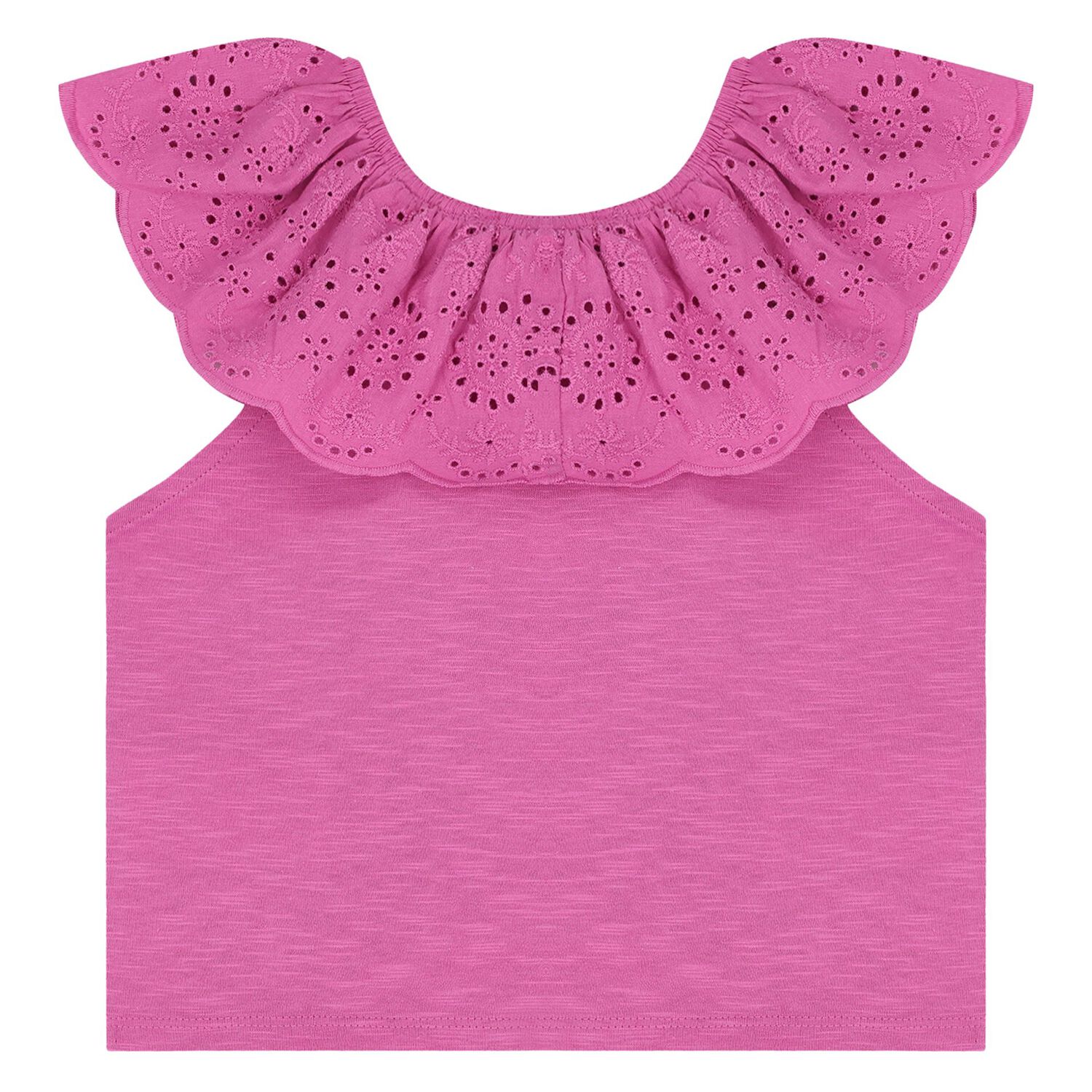 Girls Pink Lace Top, 1, hi-res image number null