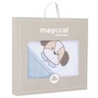 Baby Boys Blue Hooded Towel, 2, hi-res