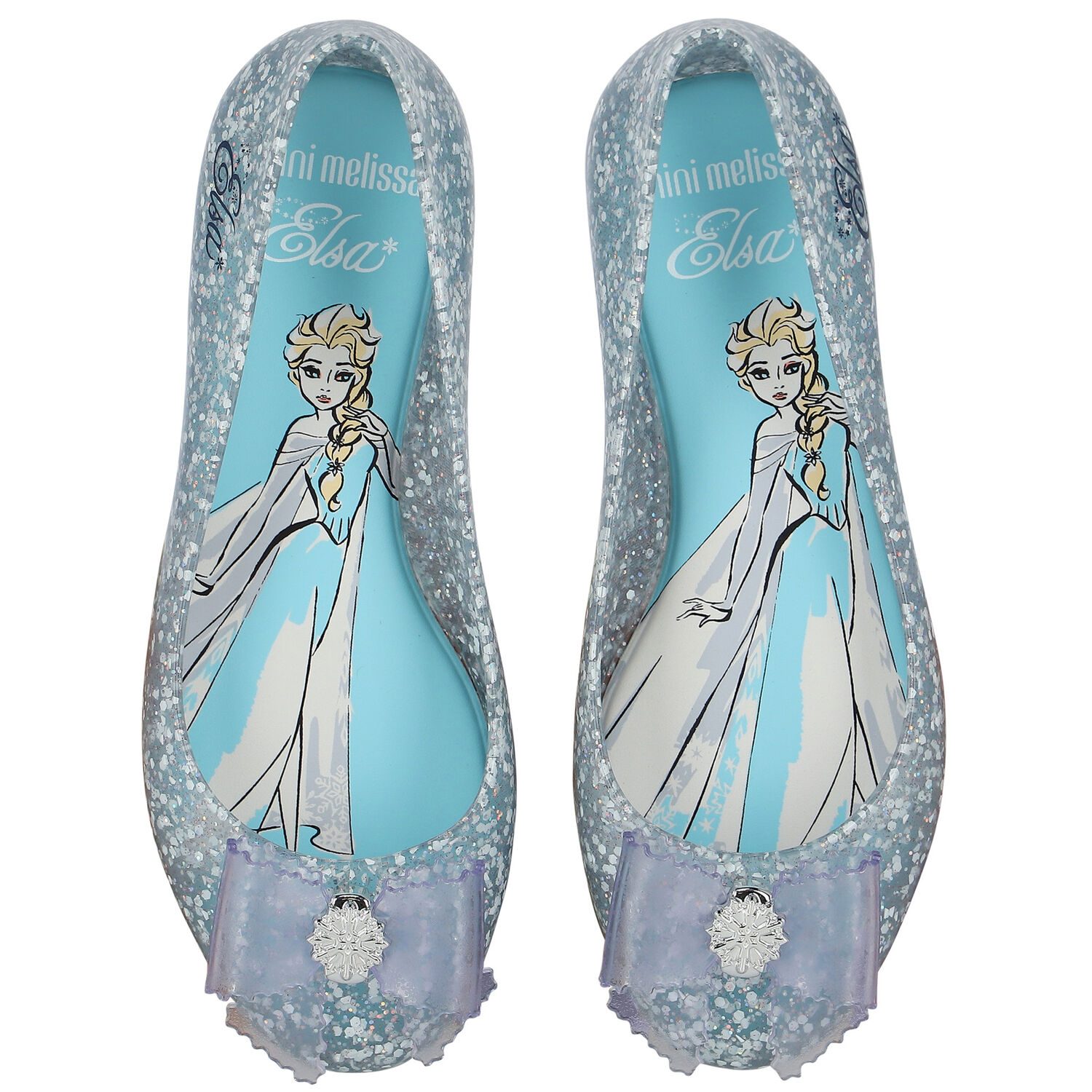 حذاء جيلي باللون الأزرق للبنات , 1, hi-res