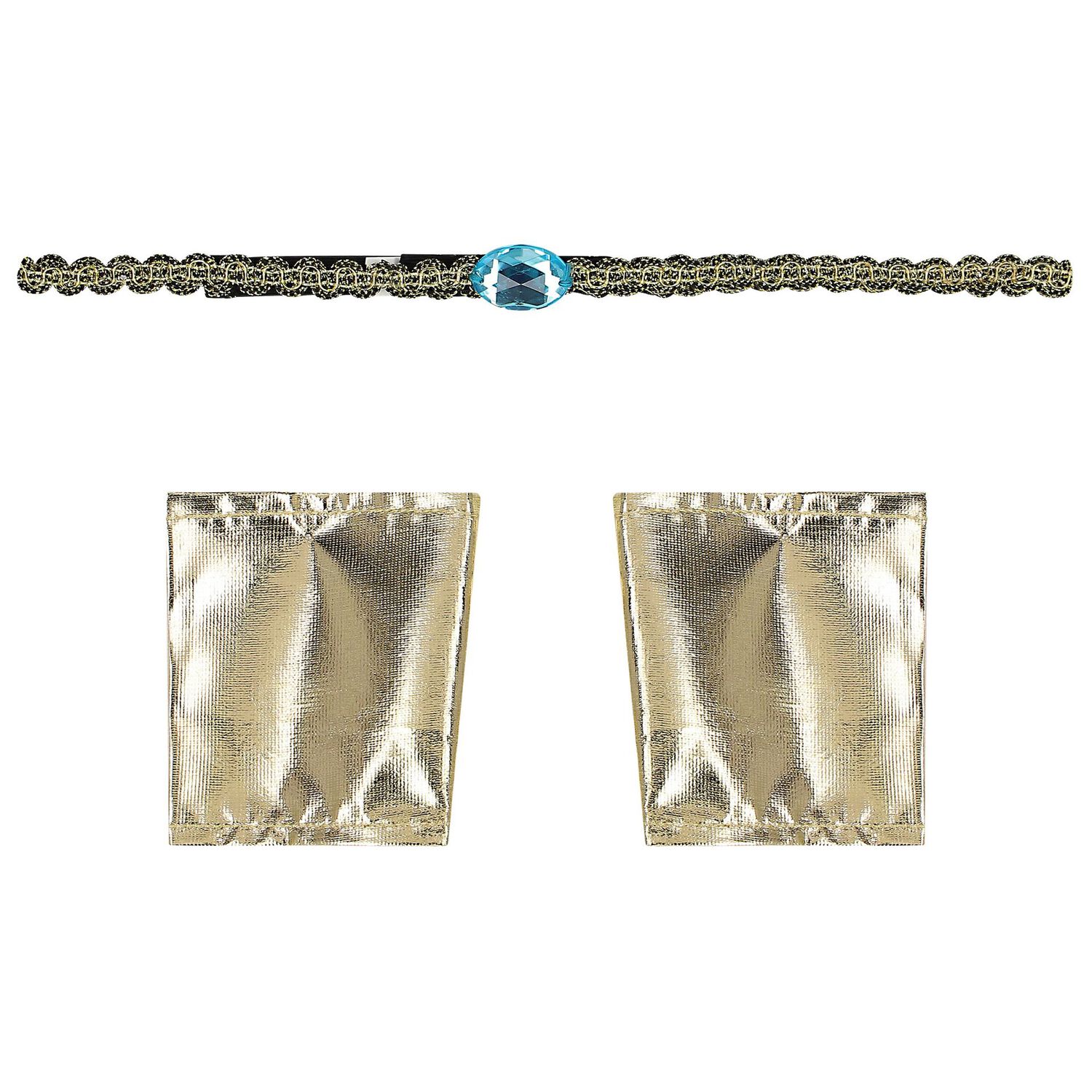 زي بنات الفرعون المصري باللون الأسود والذهبي, 1, hi-res