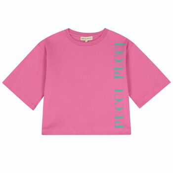 Girls Pink Logo T-Shirt