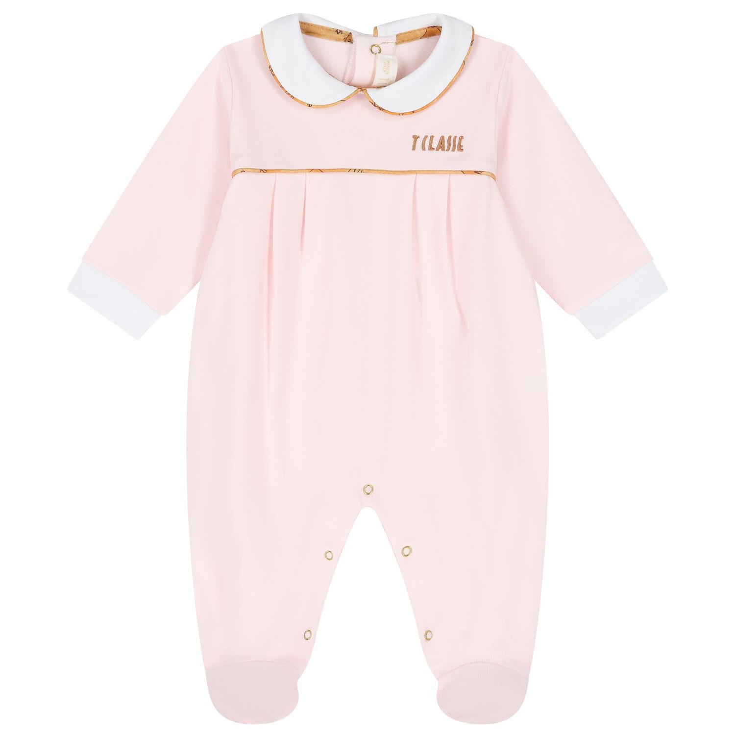 Baby Girls Pink & White Geo Map Babygrow Gift Set, 1, hi-res