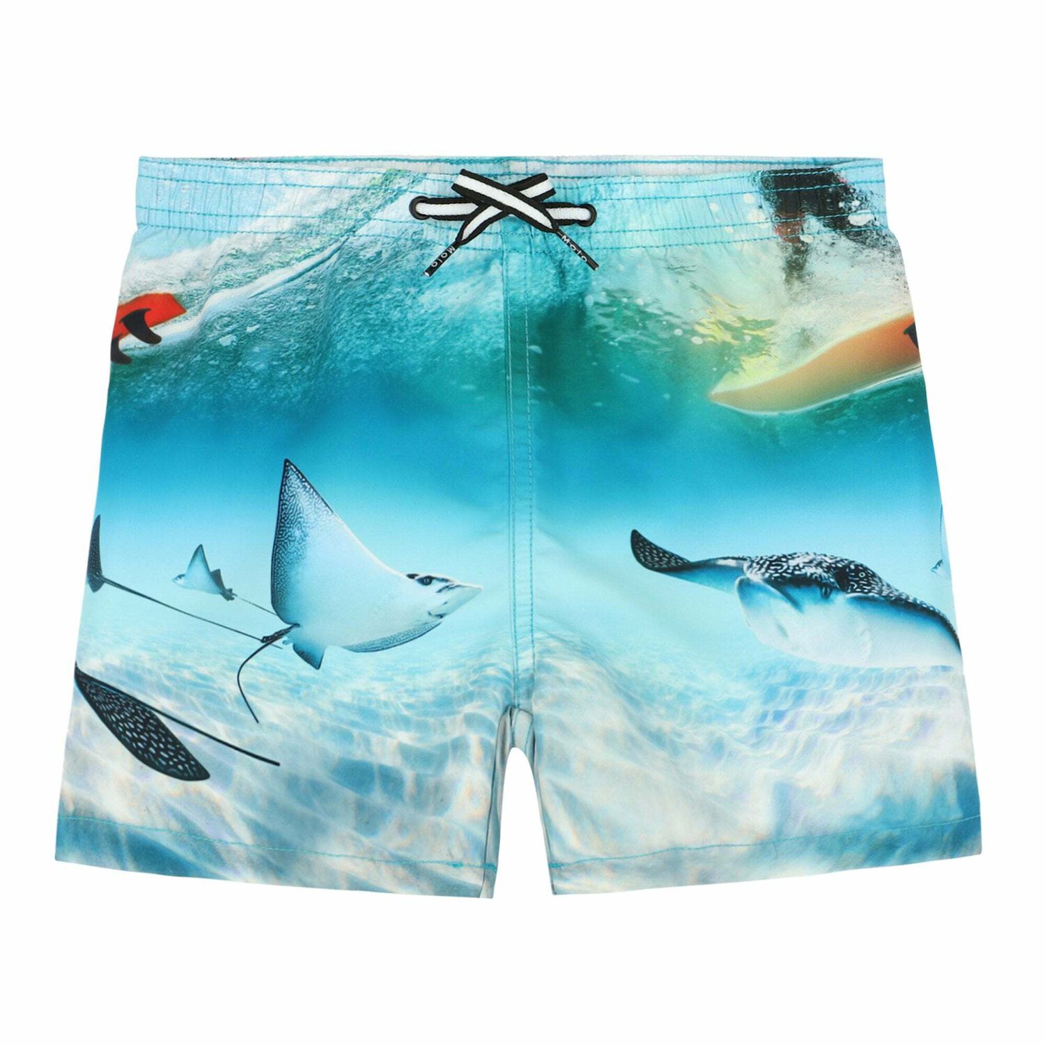 Boys Blue Sting Ray Swim Shorts, 1, hi-res image number null