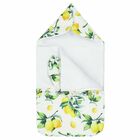 مدس بطبعة الليمون باللون الابيض للبنات, 1, hi-res