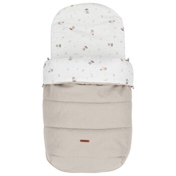 Ivory & Beige Teddy Bear Baby Nest 