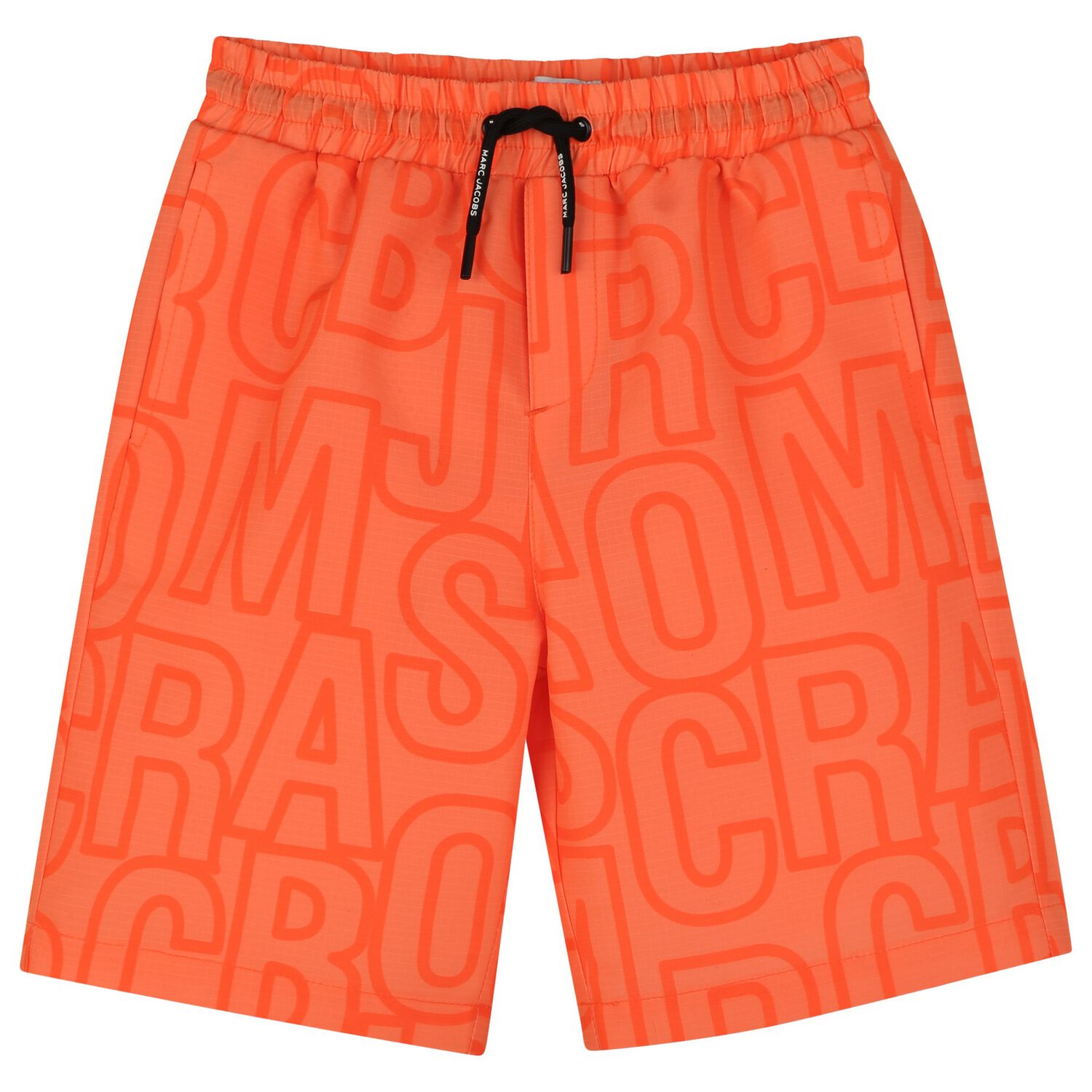 Boys Orange Logo Swim Shorts, 1, hi-res image number null