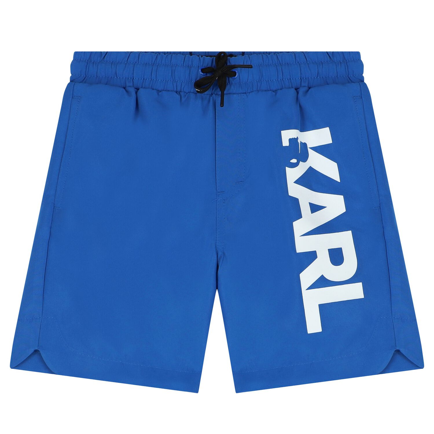 Boys Blue Logo Swim Shorts, 1, hi-res image number null