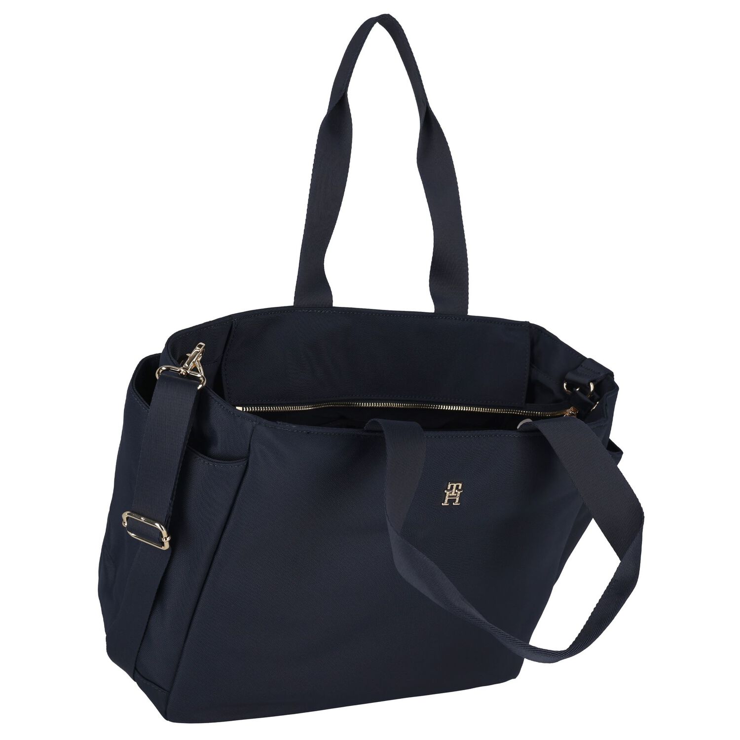 حقيبة تغيير حفاضات الأطفال بشعار باللون الكحلي, 1, hi-res image number null