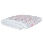 Baby Girls White Flower Baby Blanket, 1, hi-res