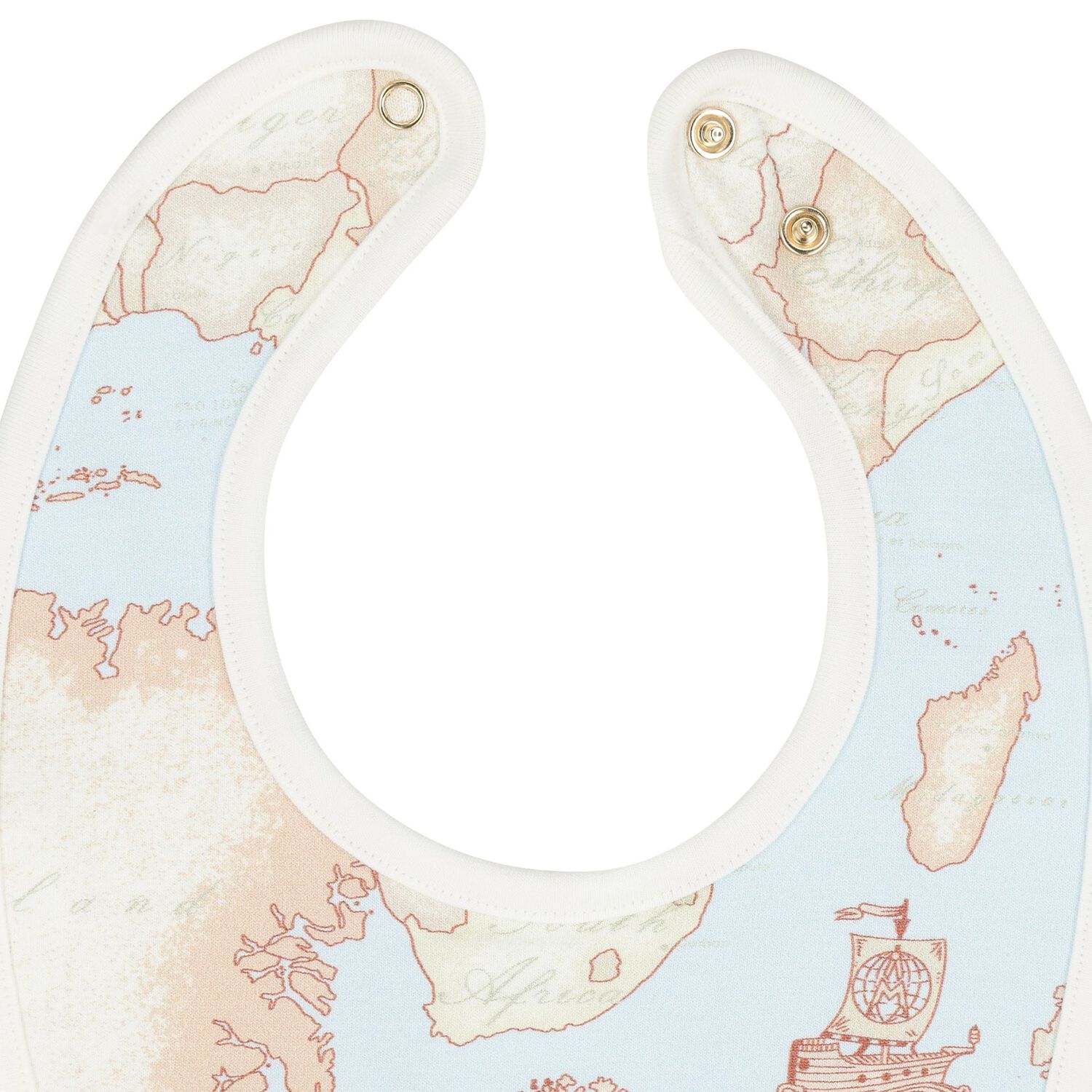 Baby Boys Blue & Ivory Geo Map Babygrow Gift Set, 1, hi-res