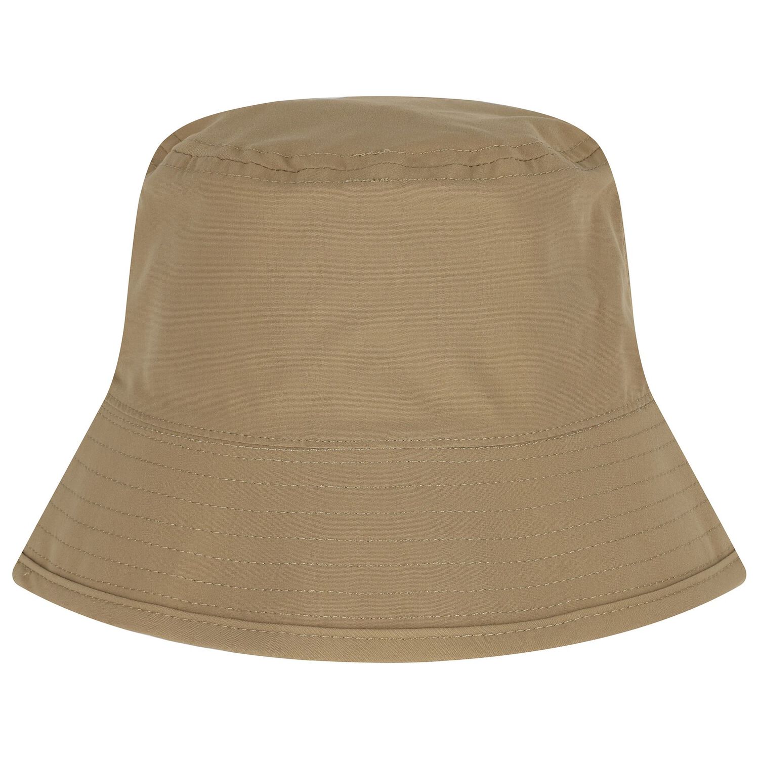 Baby Boys Beige & White Reversible Logo Hat , 2, hi-res