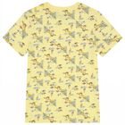 Boys Yellow & Navy Blue Logo Shorts Set, 1, hi-res