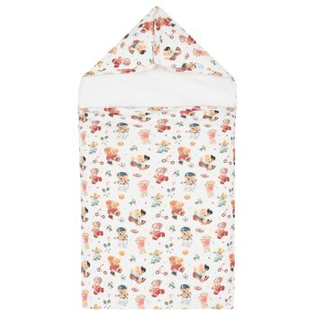 Baby Boys White Playful Bear Nest