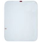 Baby Boys White & Blue Logo Blanket, 1, hi-res