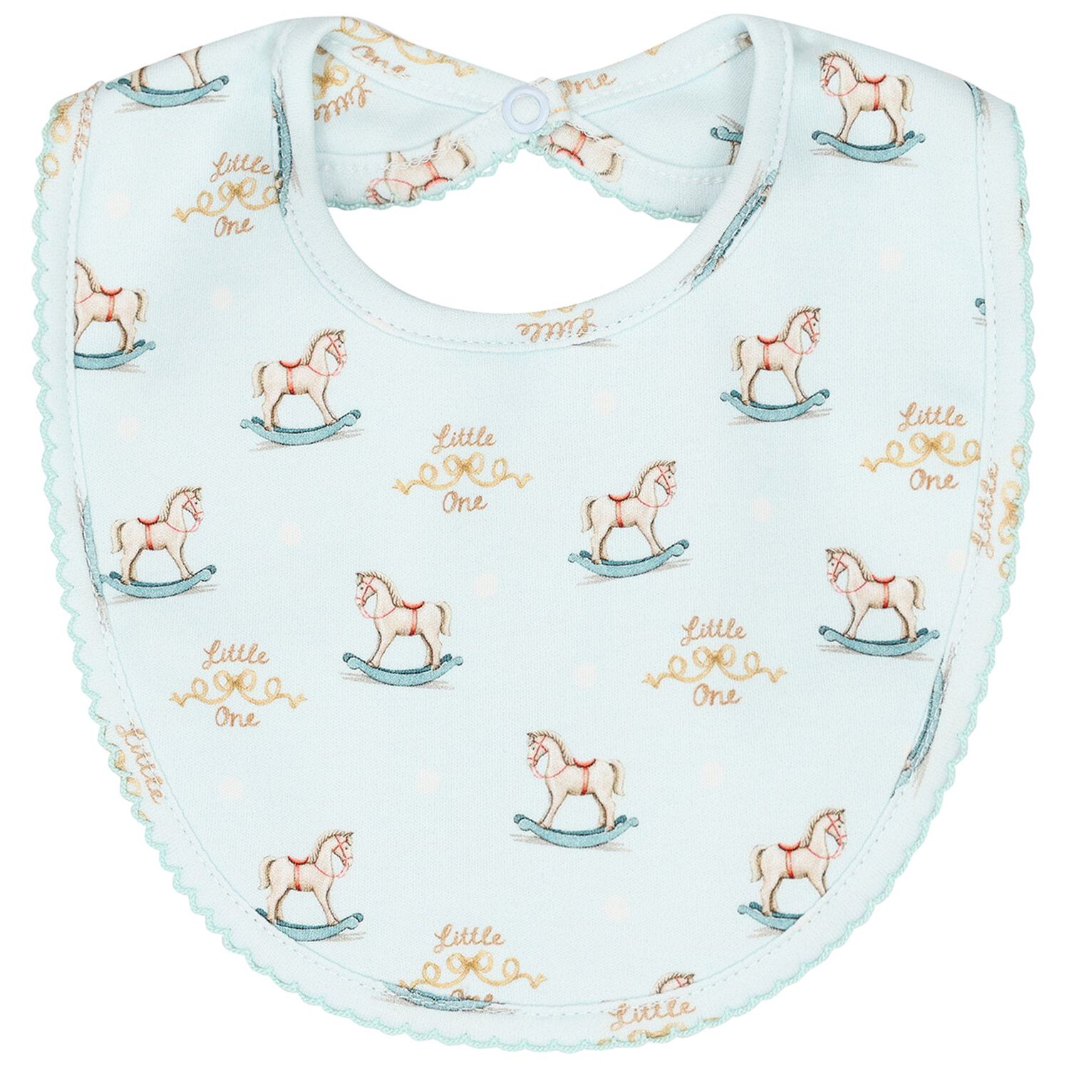 Blue Rocking Horse Babygrow Set, 1, hi-res image number null