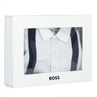 افرول بالشعار باللون الكحلى للاولاد, 1, hi-res