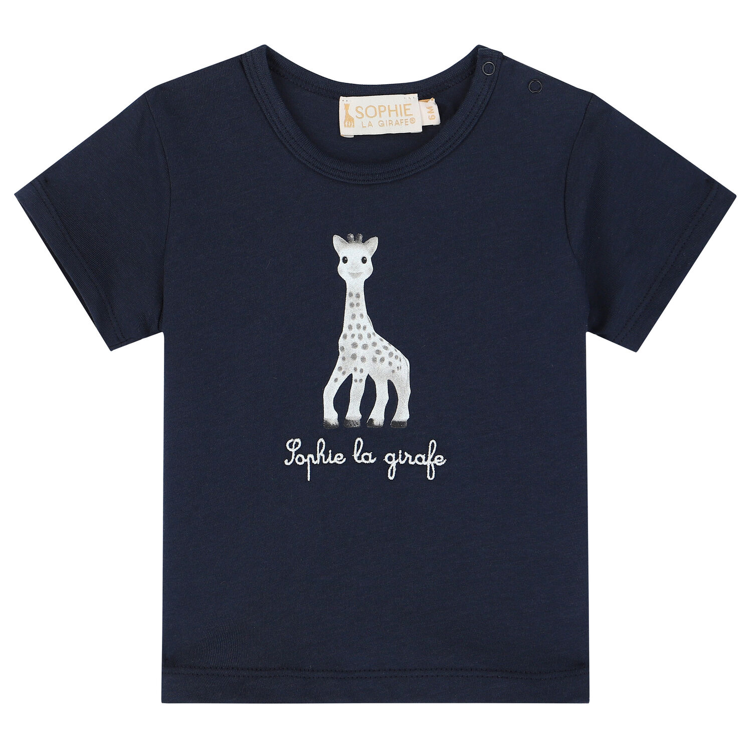 Baby Boys Navy Logo T-Shirt, 2, hi-res