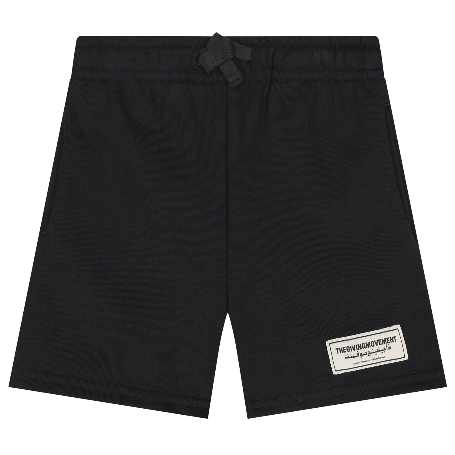 Black Logo Shorts, 1, hi-res