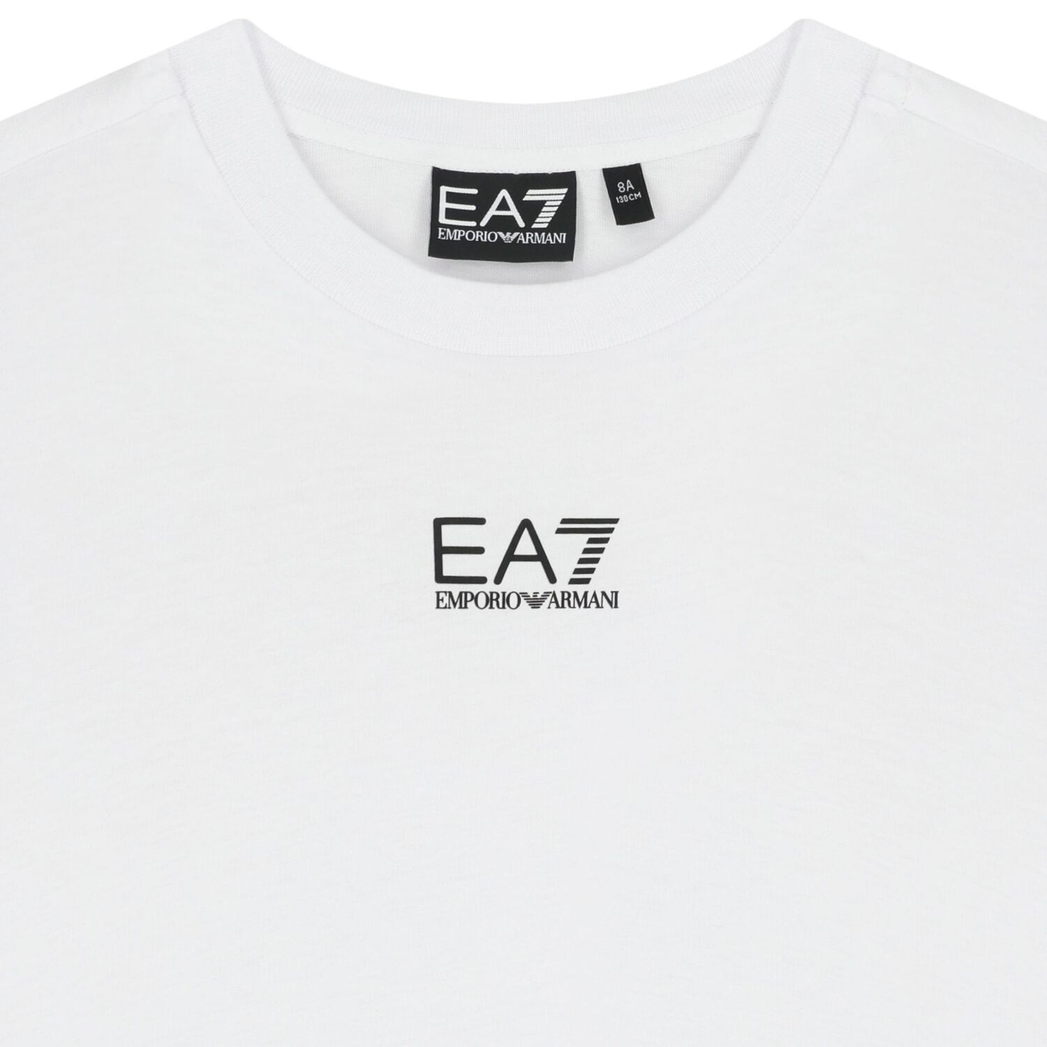 طقم شورت أبيض وأسود بشعار للأولاد, 1, hi-res