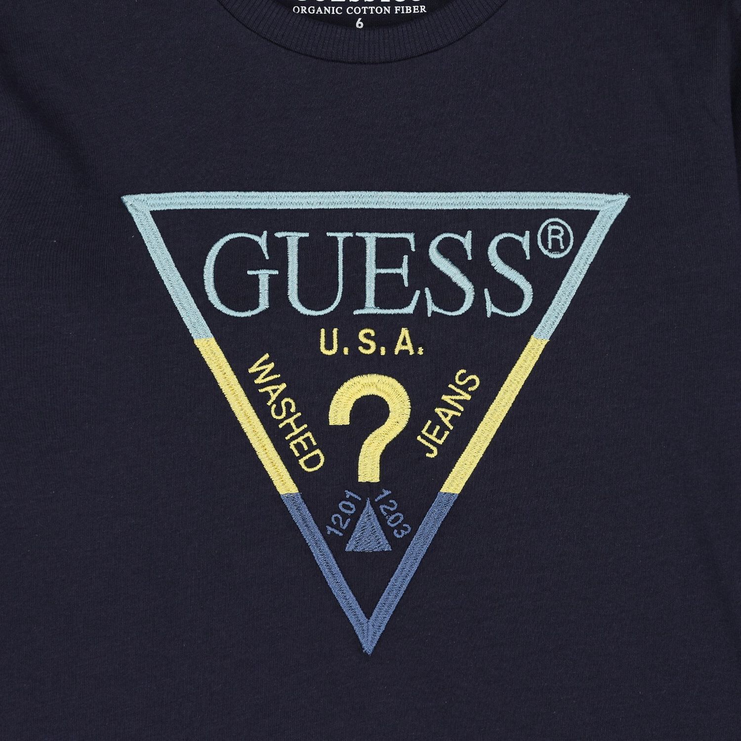 توب أولاد بأكمام بالشعار باللون الكحلي, 2, hi-res image number null