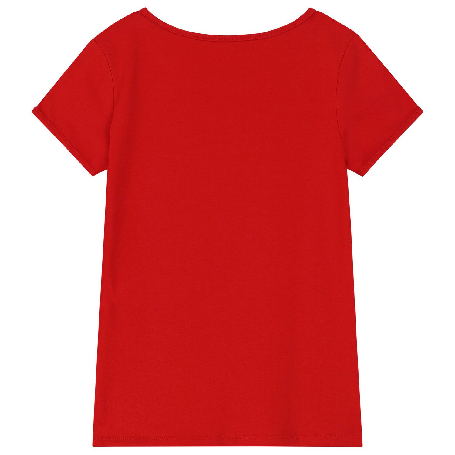 Girls Red Logo T-Shirt, 2, hi-res