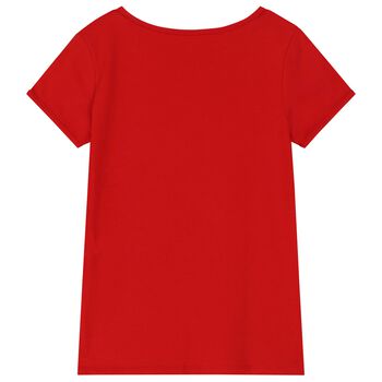 Girls Red Logo T-Shirt