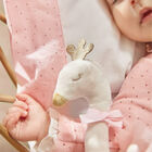 Baby Girls Ivory & Pink Bird Toy, 1, hi-res