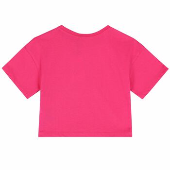 Girls Pink Logo T-Shirt