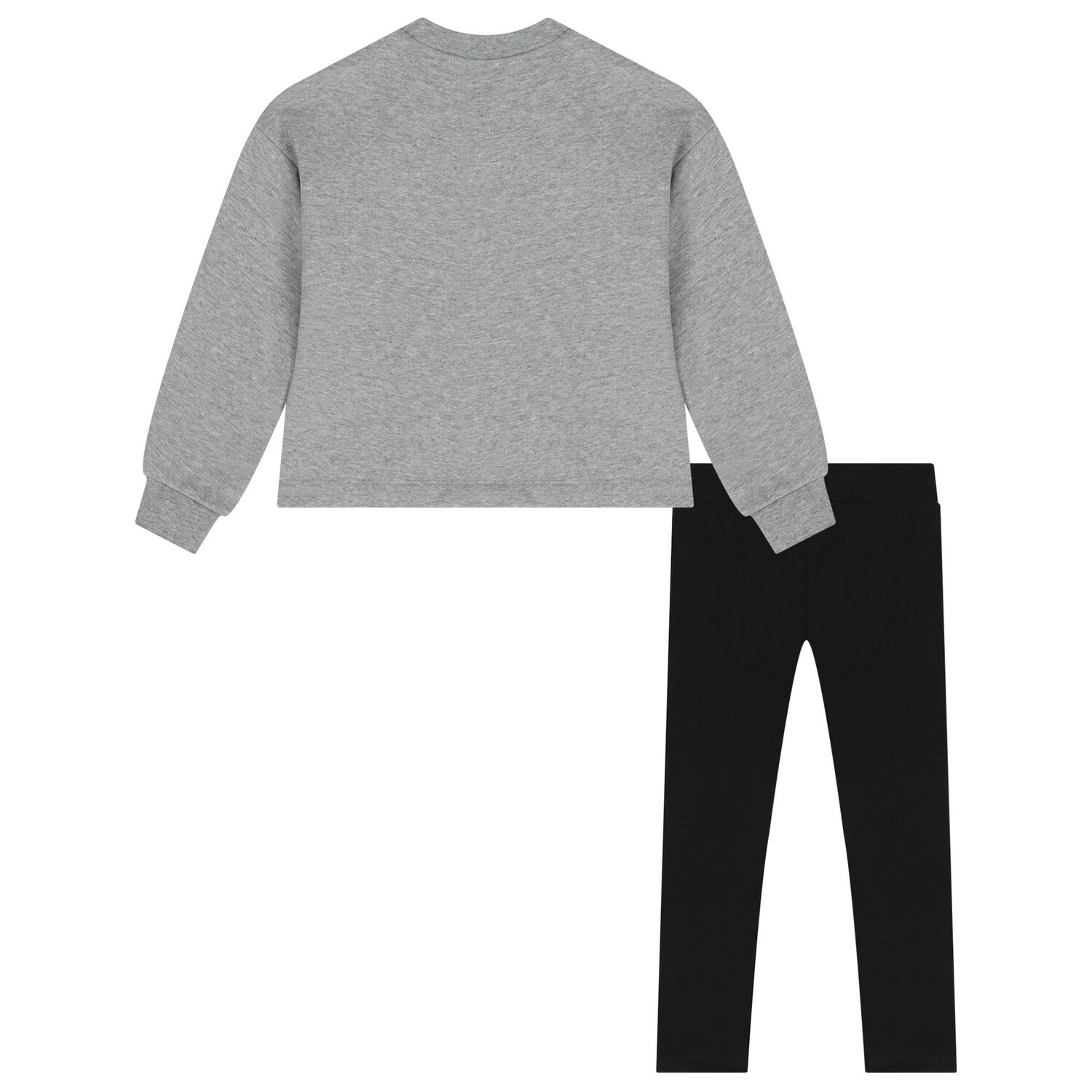 طقم بنات ليغنز  باللون الرمادي و الأسود, 1, hi-res