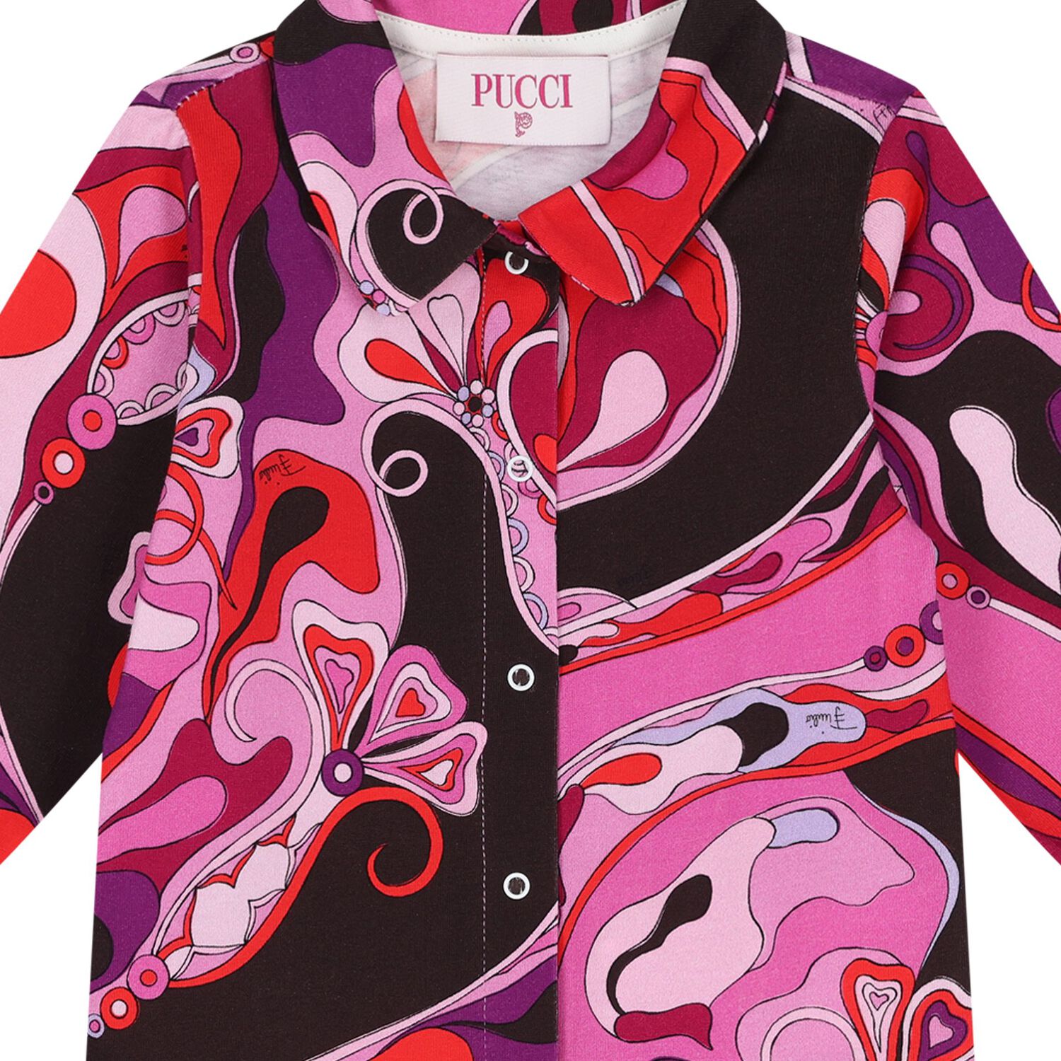 طقم هدايا ملابس أطفال بناتي متعدد الألوان بنقشة الأوركيد, 1, hi-res