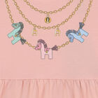 فستان بالشعار باللون الوردي, 1, hi-res