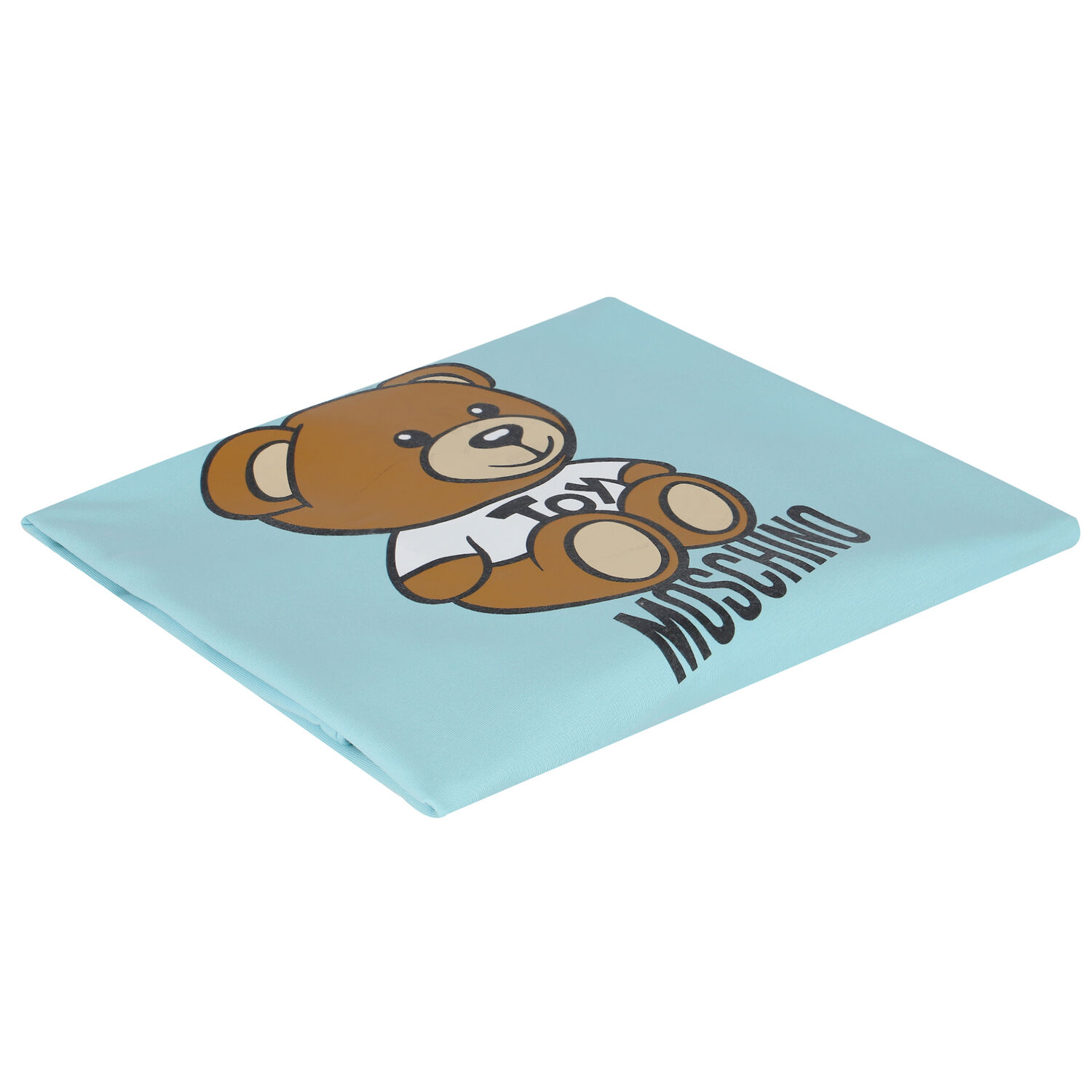 Blue Teddy Bear Logo Baby Blanket, 1, hi-res