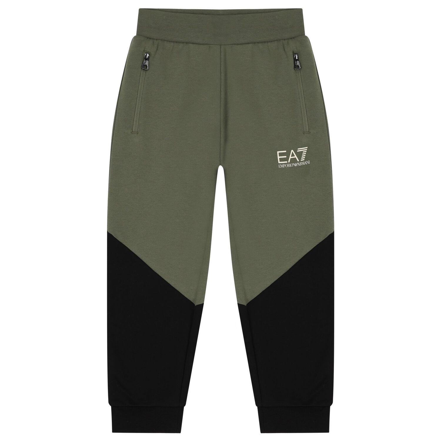 طقم رياضي للأولاد بالشعار باللون الأخضر و الأسود, 2, hi-res