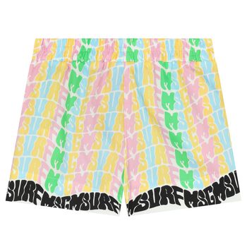 Girls Multi-Coloured Logo Shorts