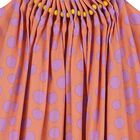 Girls Orange Dots Dress, 1, hi-res