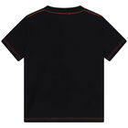 Boys Navy Blue Logo T-Shirt, 2, hi-res