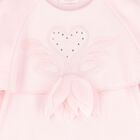 Baby Girls Pink Embellished Babygrow, 1, hi-res