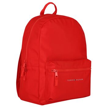 حقيبة ظهر بالشعار باللون الأحمر