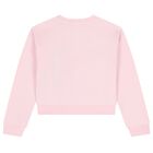 Girls Pink Embellished Logo Sweatshirt, 1, hi-res
