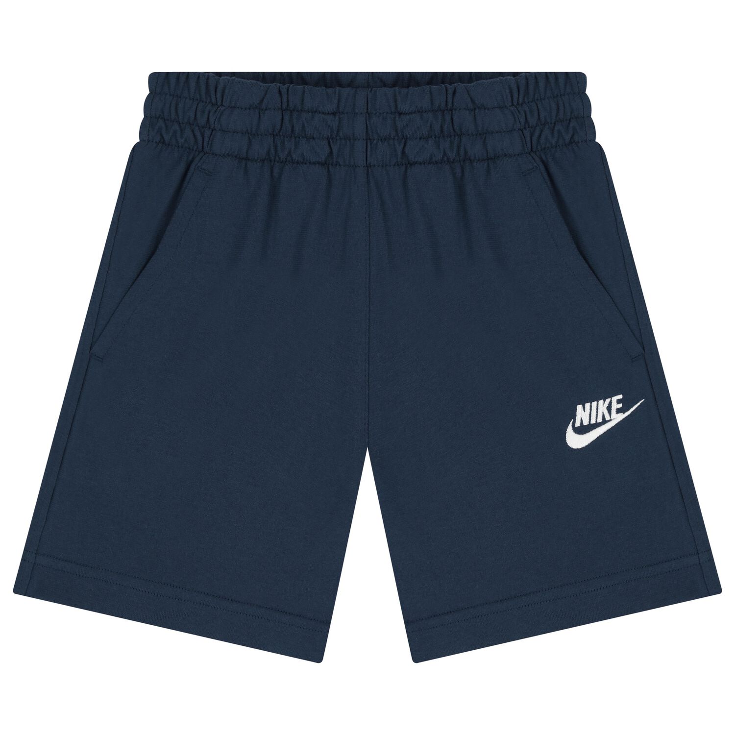 Navy Blue Logo Shorts, 2, hi-res