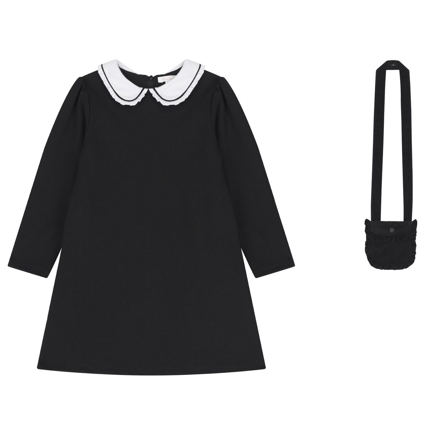 مجموعة فستان بناتي أسود, 2, hi-res