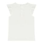 طقم ليجنزبالشعار باللون الابيض و الوردي للبنات الصغيرات, 1, hi-res