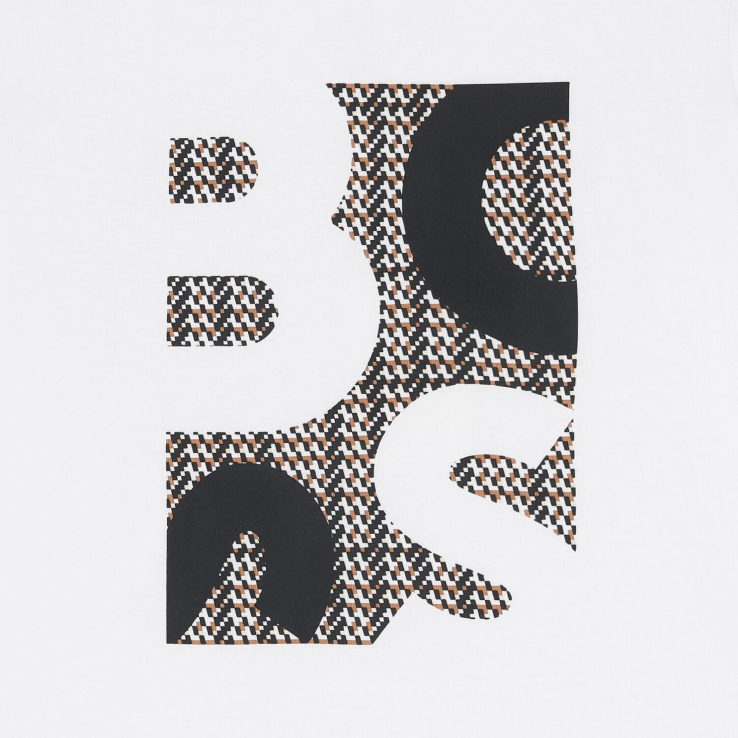 توب اولاد باكمام طويله بالشعار باللون الابيض , 2, hi-res image number null