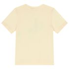 Boys Beige Logo T-Shirt, 2, hi-res