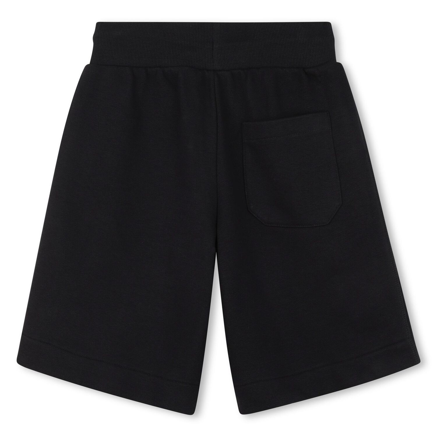 Boys Black Logo Shorts, 1, hi-res
