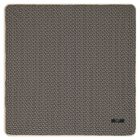 Beige & Black Logo Baby Blanket, 1, hi-res