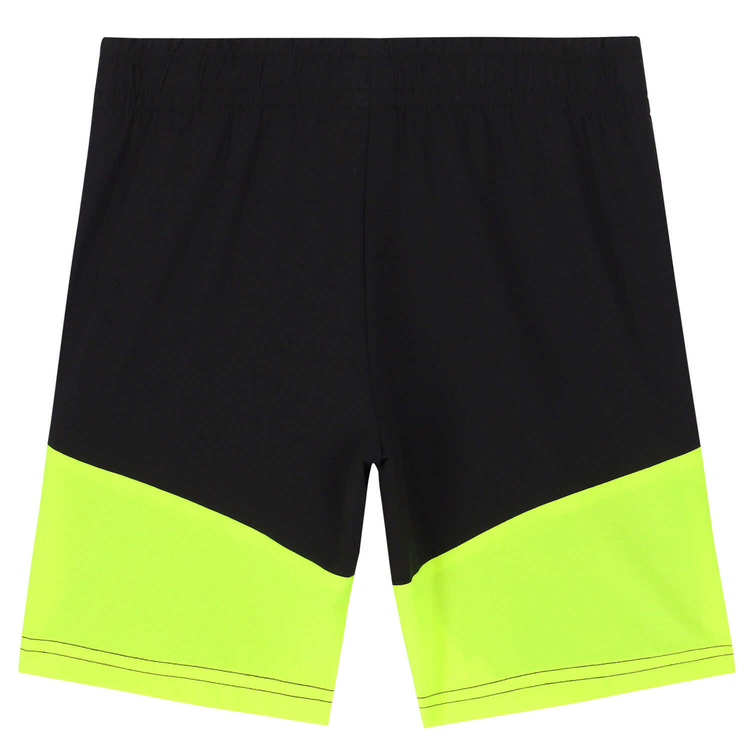 Boys Black Logo Woven Shorts, 1, hi-res