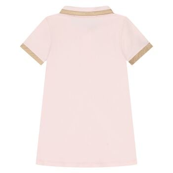 Younger Girls Pink Logo Dress