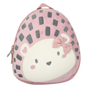 Girls Pink Hedgehog Backpack